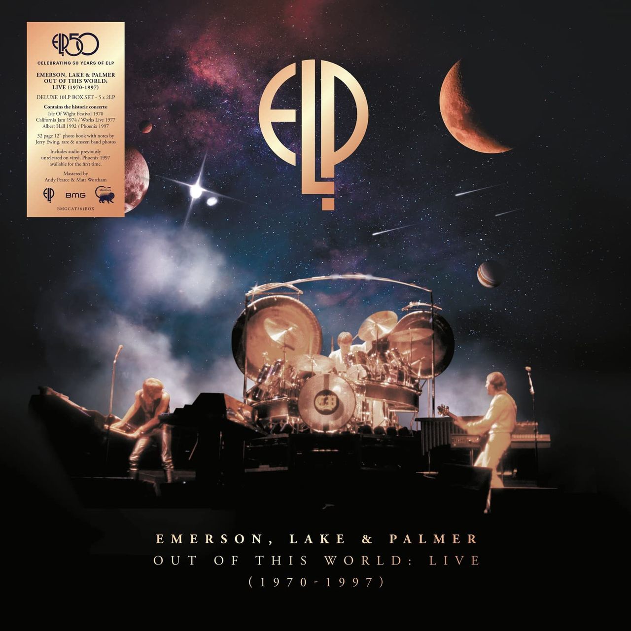 Emerson Lake & Palmer Out Of This World: Live 1970-1997 - Deluxe 10LP Box Set - Sealed UK Vinyl Box Set BMGCAT381BOX