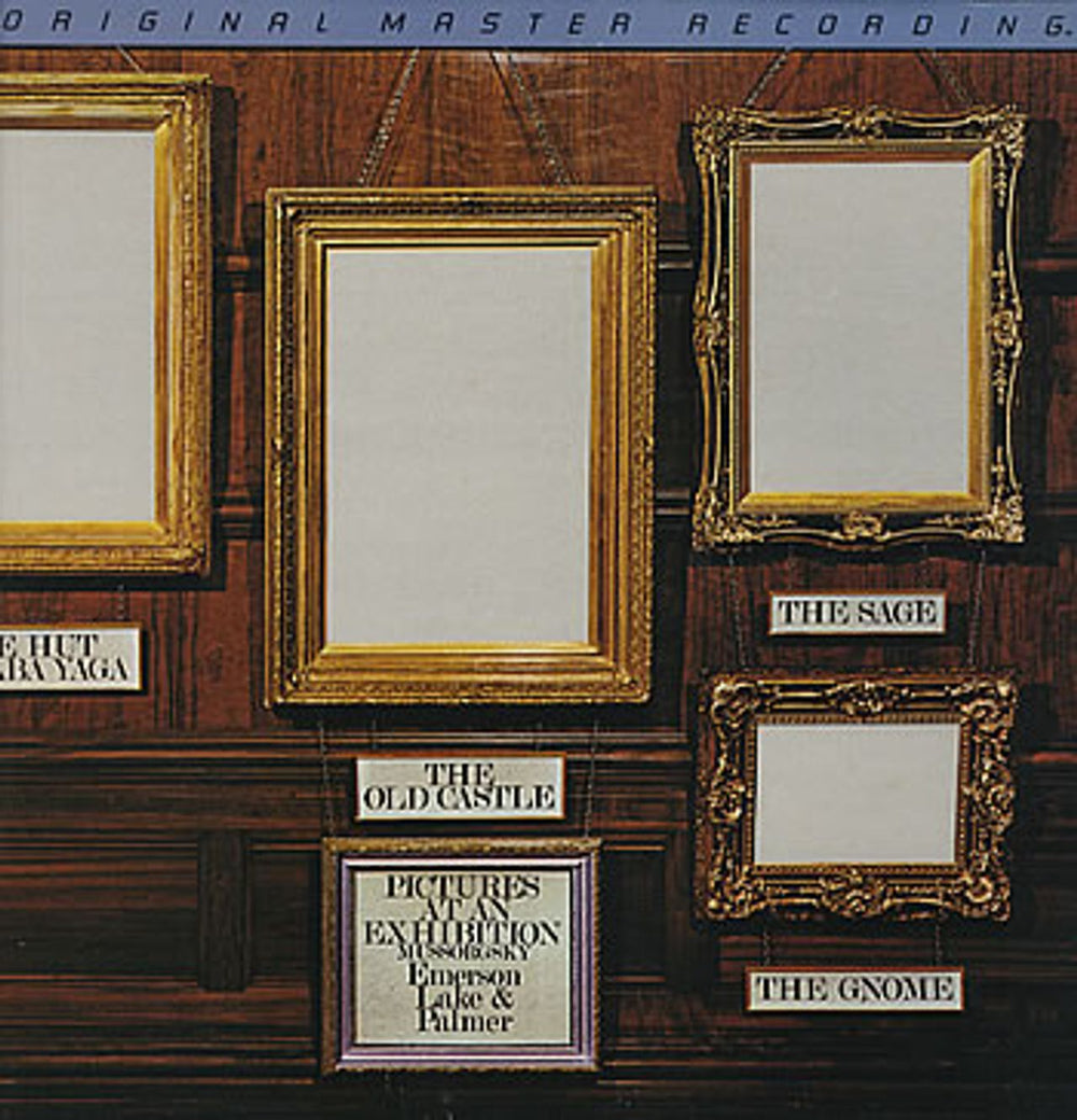 Emerson Lake & Palmer Pictures At An Exibition US vinyl LP album (LP record) MFSL1-031