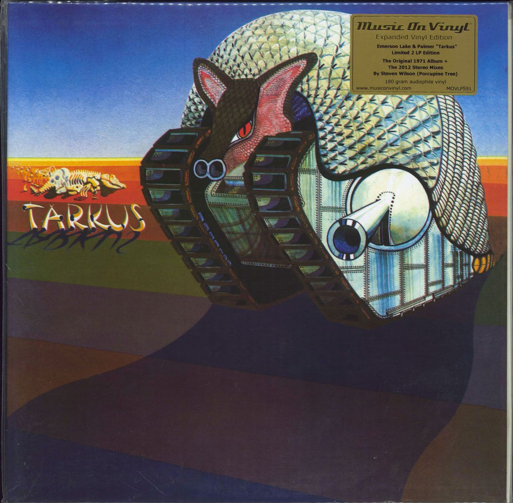 Emerson Lake & Palmer Tarkus UK 2-LP vinyl record set (Double LP Album) MOVLP591