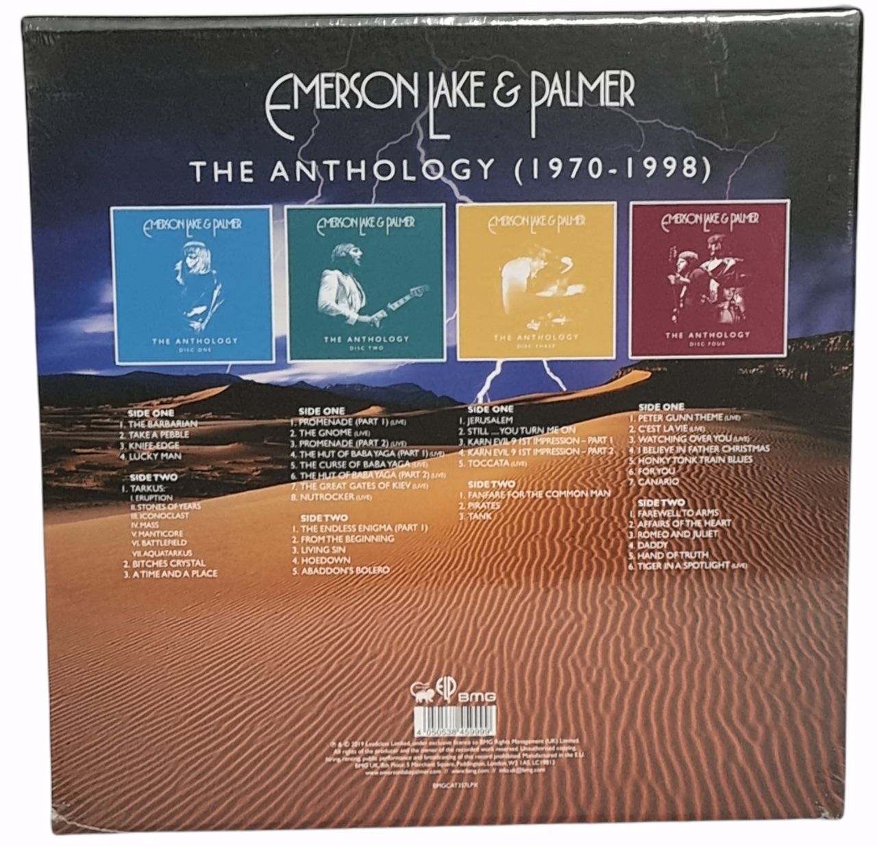 Emerson Lake & Palmer The Anthology (1970-1998) - Galaxy Effect Coloured Vinyl - Sealed Box	 UK Vinyl Box Set 4050538459999