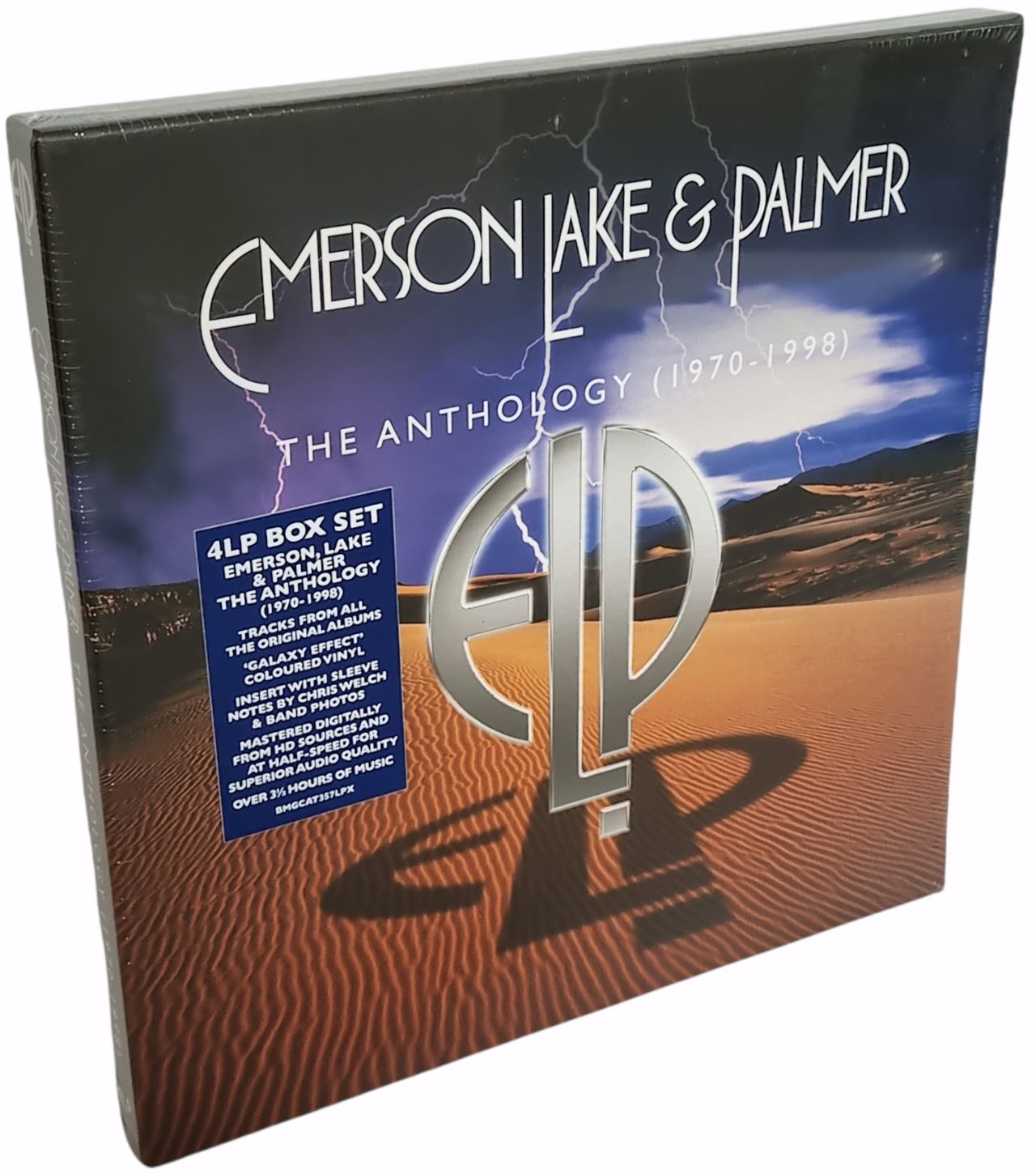 Emerson Lake & Palmer The Anthology (1970-1998) - Galaxy Effect Coloured Vinyl - Sealed Box	 UK Vinyl Box Set BMGCAT357LPX