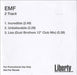 EMF 3 Track UK Promo CD-R acetate CDR ACETATE