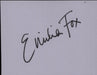 Emilia Fox Page From An Autograph Book UK memorabilia AUTOGRAPH