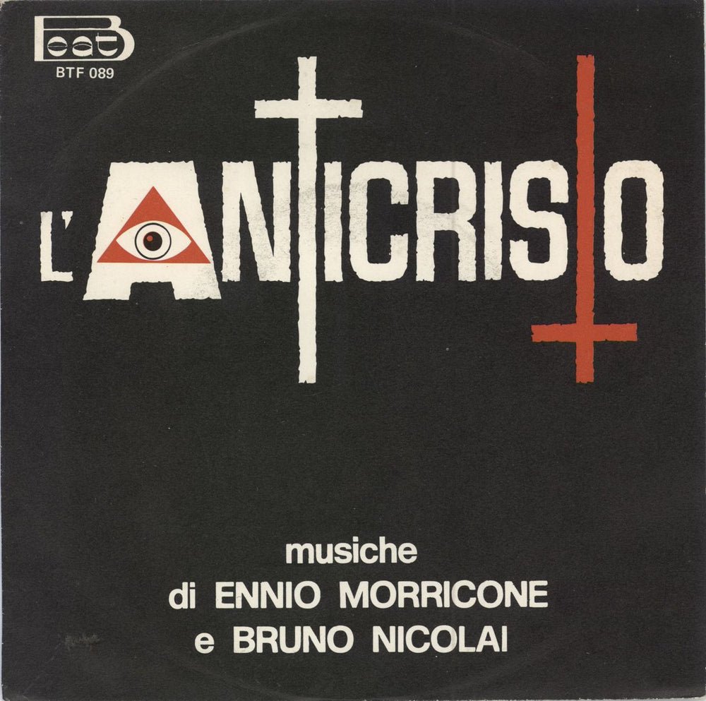 Ennio Morricone L'Anticristo Italian 7" vinyl single (7 inch record / 45) BTF089