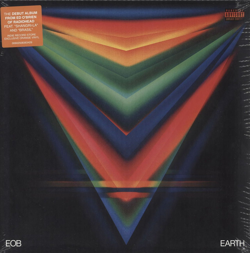 EOB Earth - Orange Vinyl UK vinyl LP album (LP record) 00602508363429