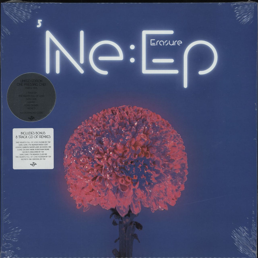 Erasure Ne:EP - RSD 2022 - Neon Purple - Sealed UK 12" vinyl single (12 inch record / Maxi-single) 12MUTE636