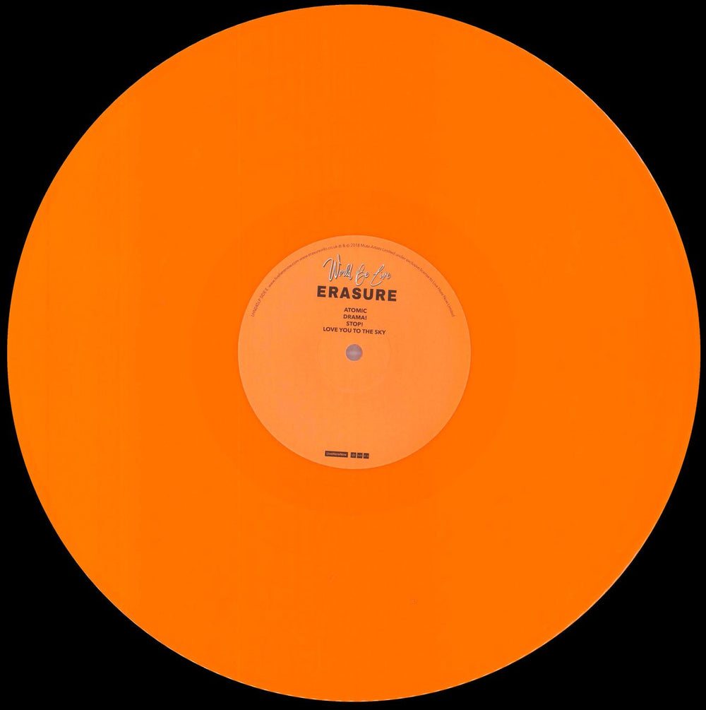 Erasure World Be Live - Deluxe Edition - Yellow, Orange & Green UK 3-LP vinyl record set (Triple LP Album) ERA3LWO821146