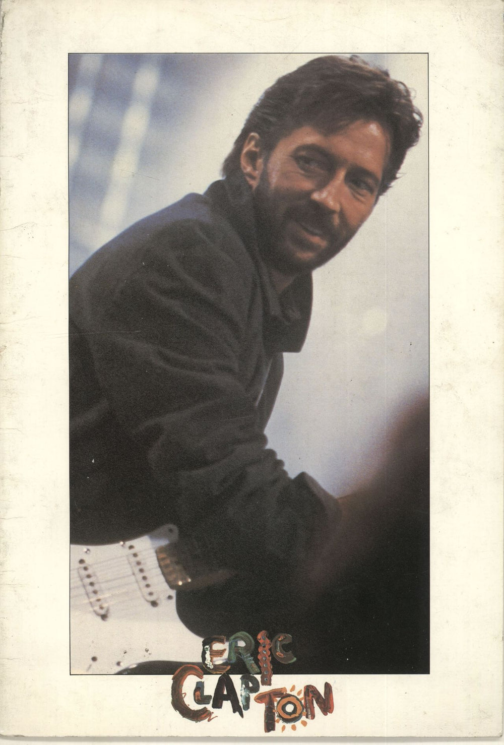Eric Clapton Behind The Sun Tour 1985 UK tour programme TOUR PROGRAMME