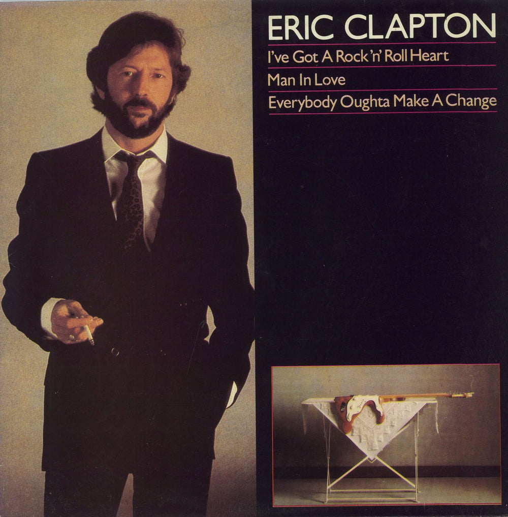 Eric Clapton I've Got A Rock N Roll Heart UK 12" vinyl single (12 inch record / Maxi-single) W9780T