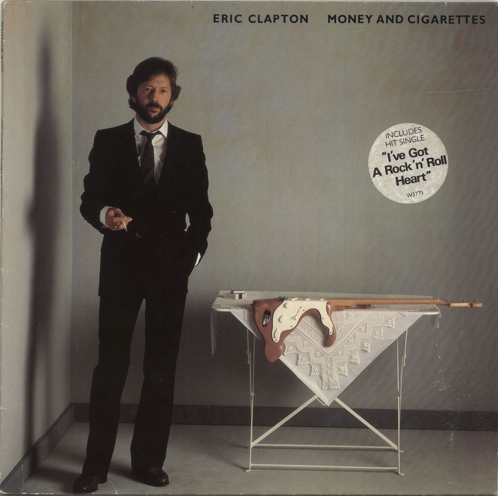 Eric Clapton Money And Cigarettes - Stickered sleeve German vinyl LP album (LP record) 92.3773-1