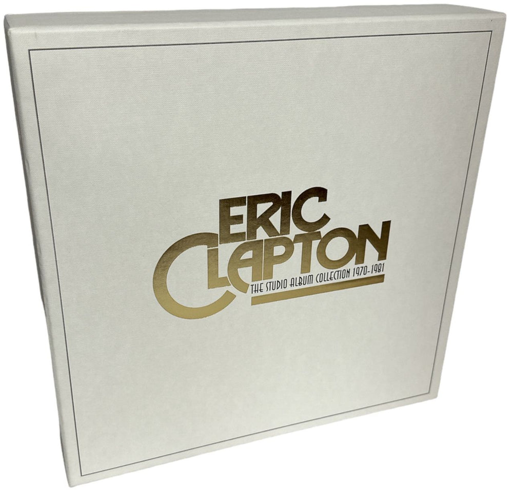 Eric Clapton The Studio Album Collection 1970-1981 UK Vinyl Box Set 475027-7