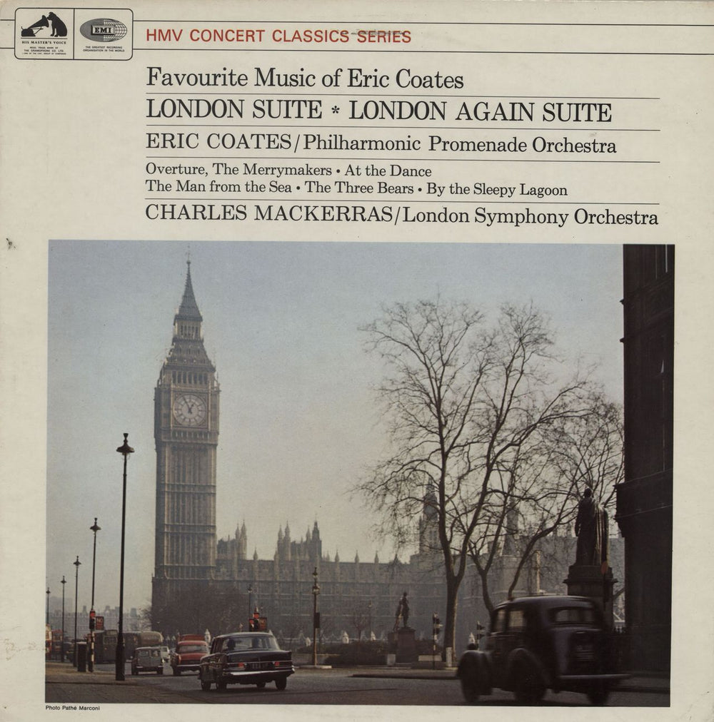 Eric Coates Favourite Music Of Eric Coates UK vinyl LP album (LP record) XLP30071