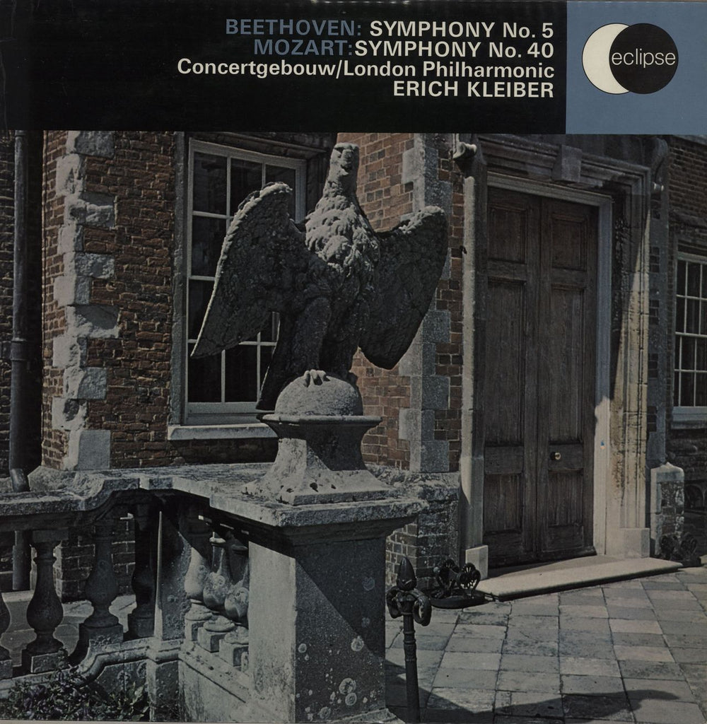 Erich Kleiber Beethoven: Symphony No. 5 / Mozart: Symphony No. 40 UK vinyl LP album (LP record) ECS518