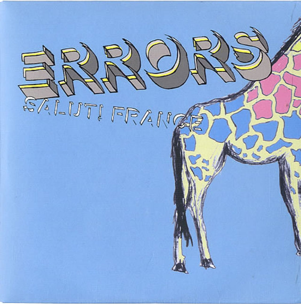 Errors Salut! France - Yellow Vinyl UK 7" vinyl single (7 inch record / 45) ROCKACT31