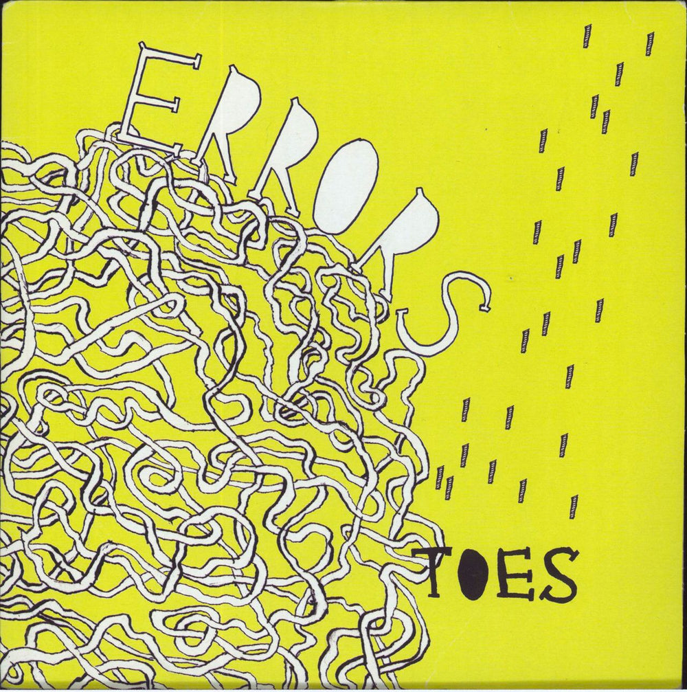 Errors Toes UK 7" vinyl single (7 inch record / 45) ROCKACT35