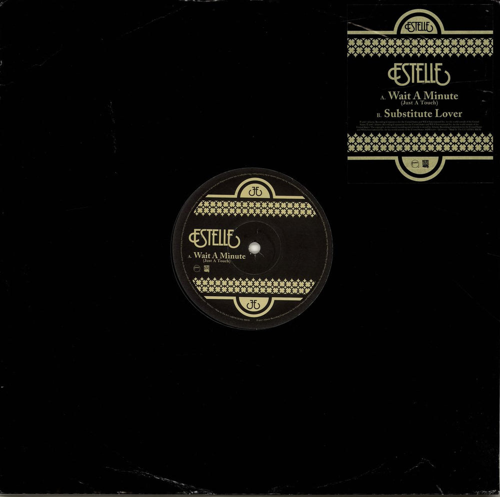 Estelle Wait A Minute (Just A Touch) UK Promo 12" vinyl single (12 inch record / Maxi-single) SAM01293