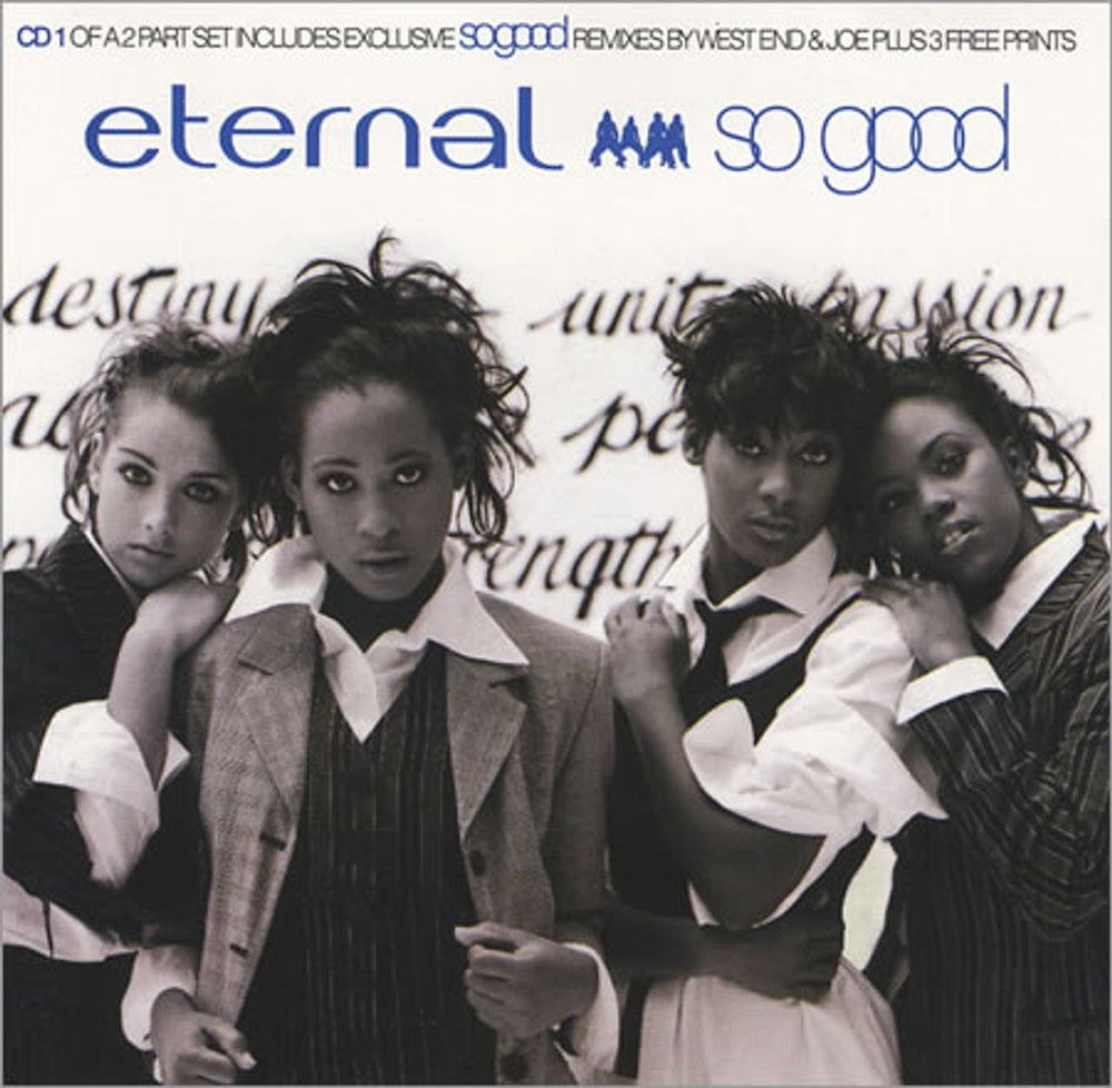 Eternal So Good + 3 Free Prints UK CD single (CD5 / 5") CDEMS339