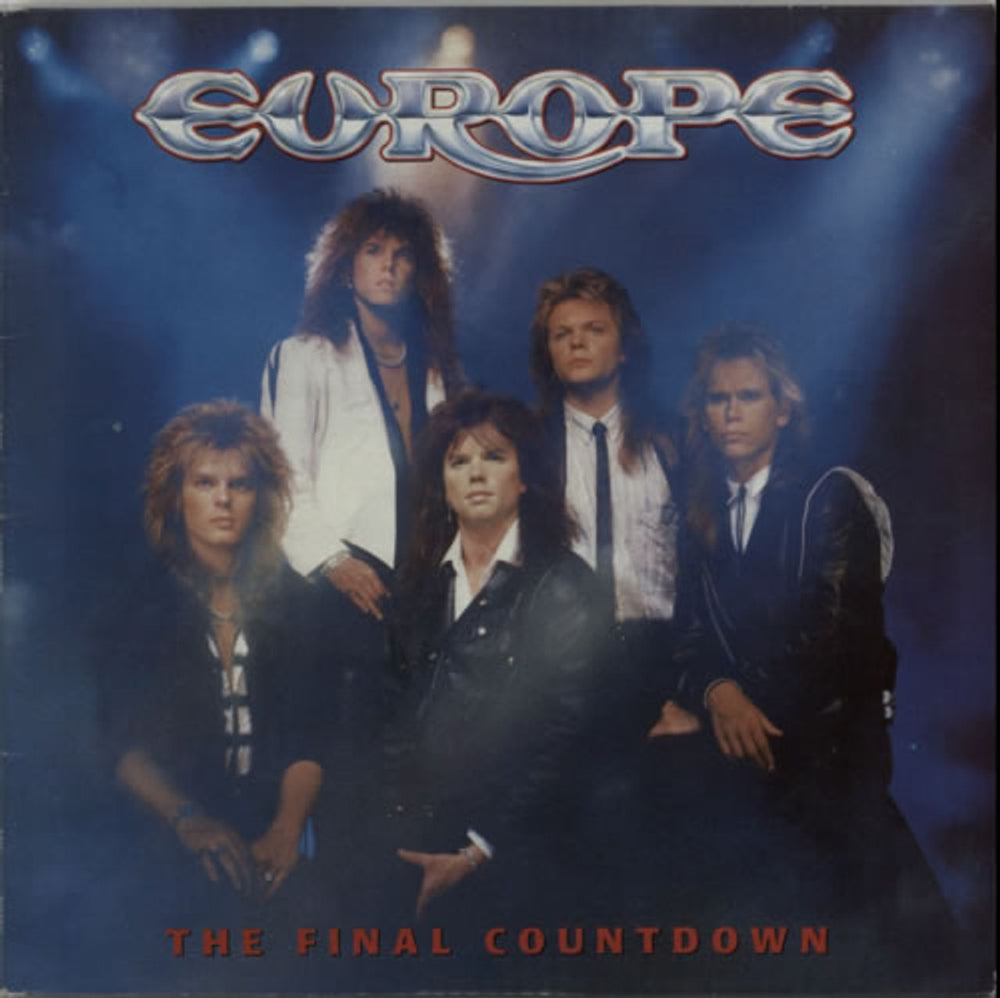 Europe The Final Countdown + Poster UK vinyl LP album (LP record) EPC26808