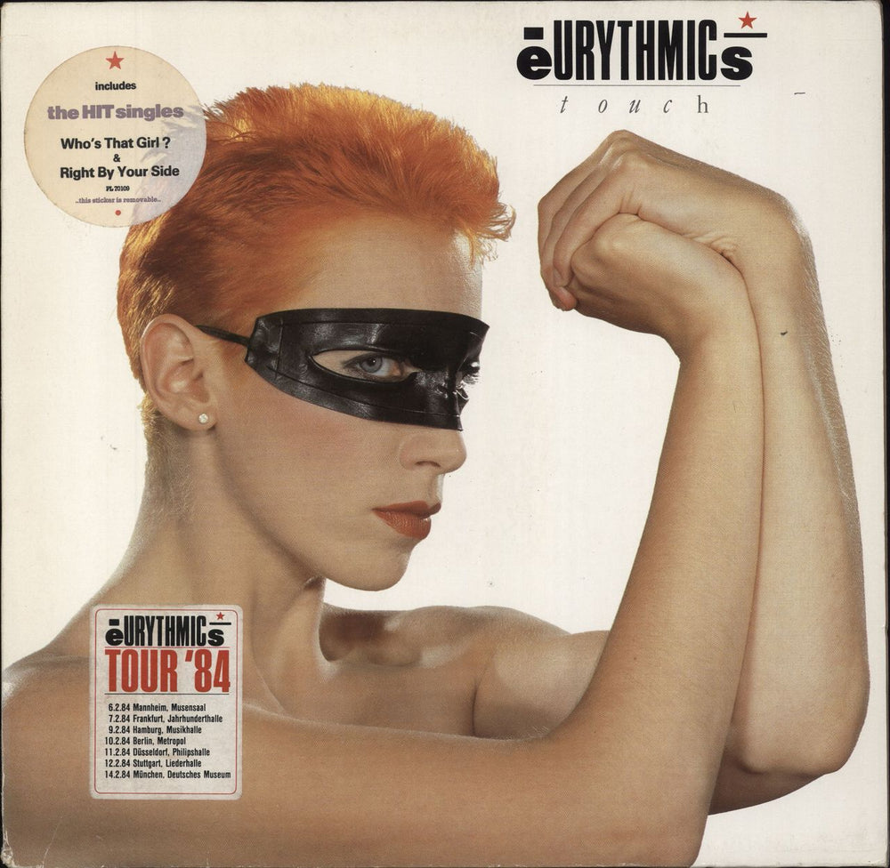 Eurythmics Touch - Double Stickered UK vinyl LP album (LP record) PL70109