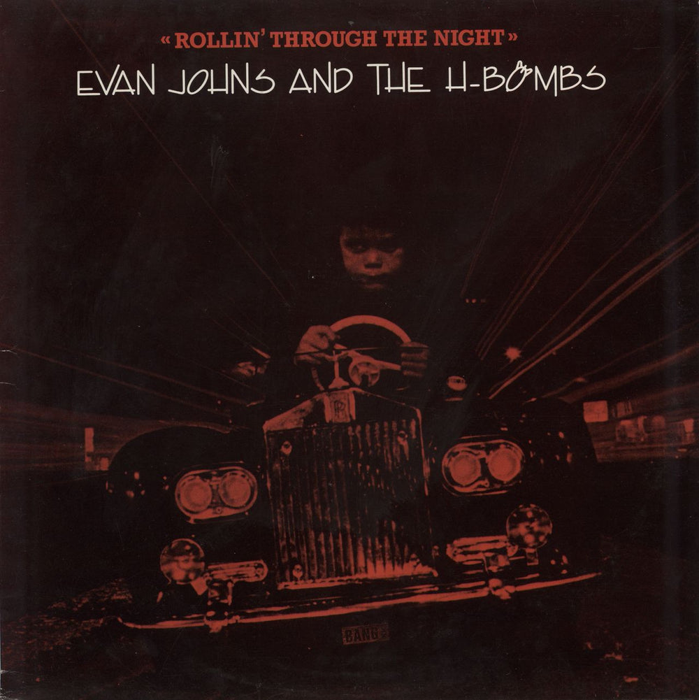 Evan Johns & The H-Bombs Rollin' Through The Night UK vinyl LP album (LP record) VIRUS47