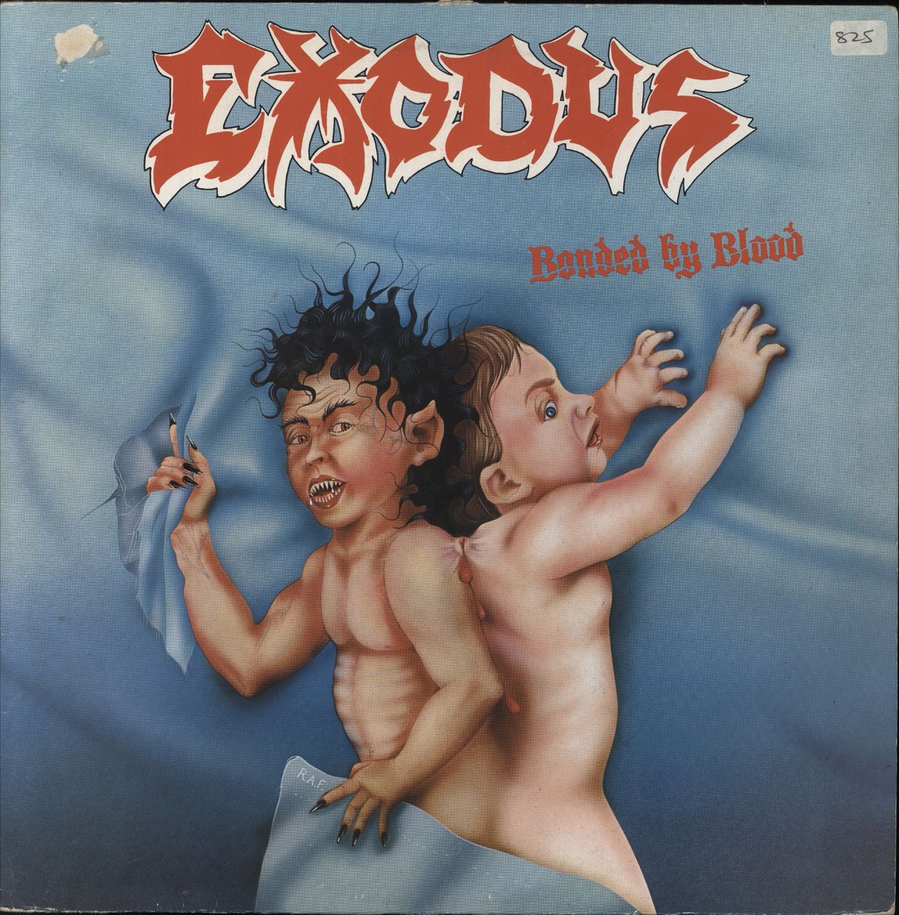 Exodus Bonded By Blood - 1st - VG UK Vinyl LP
