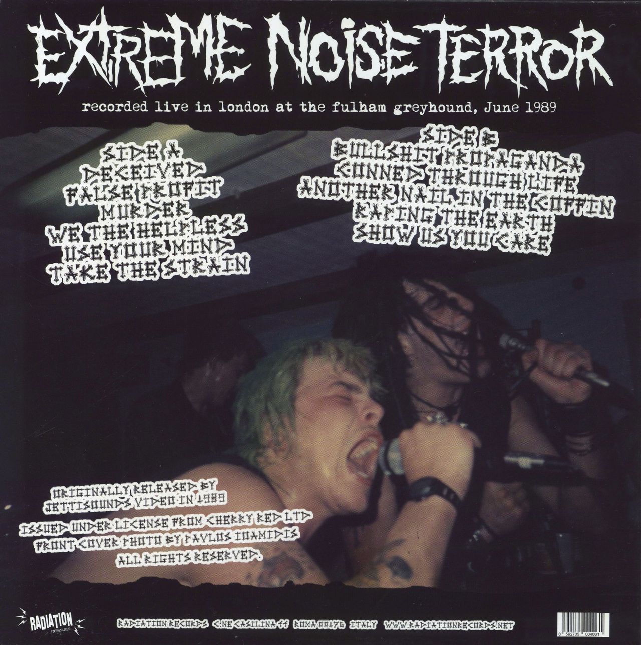 Extreme Noise Terror From One Extreme To Another [Live At The