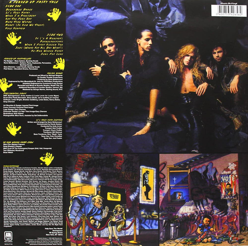 Extreme Pornograffitti - 180 Gram UK vinyl LP album (LP record) EXTLPPO796442