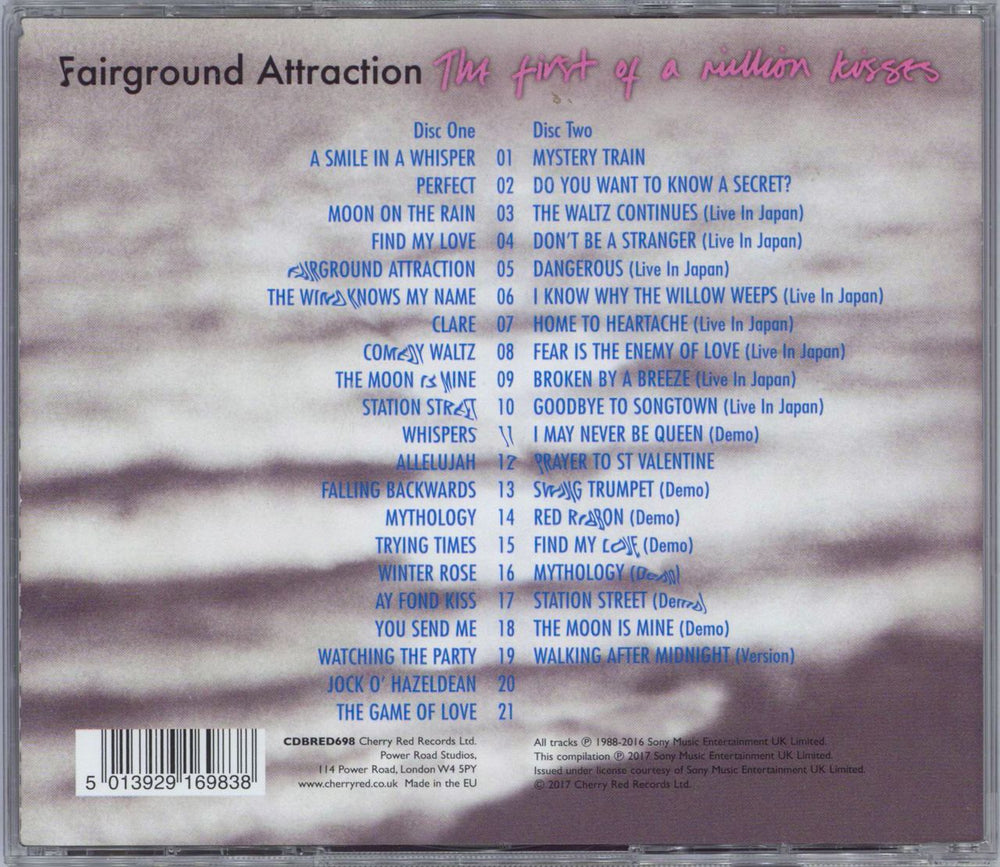 Fairground Attraction The First Of A Million Kisses UK 2 CD album set (Double CD) F-A2CTH767542