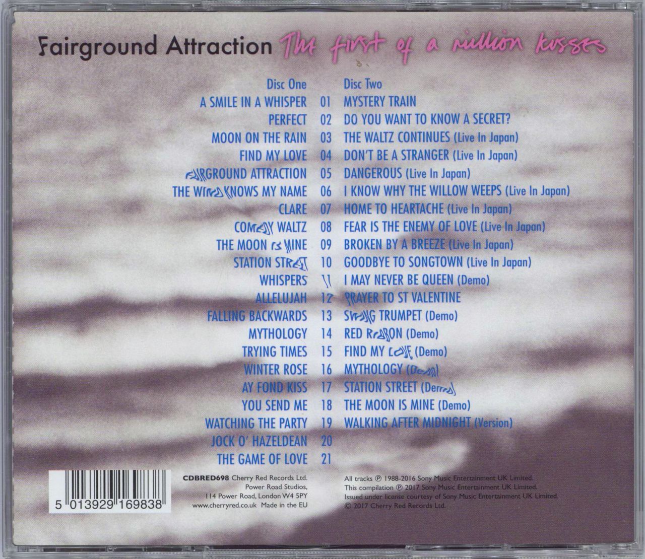 Fairground Attraction The First Of A Million Kisses UK 2 CD album set (Double CD) F-A2CTH767542