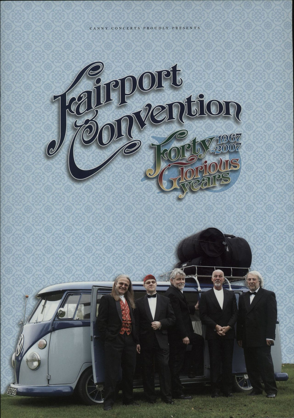 Fairport Convention Forty Glorious Years + Ticket Stub UK Promo tour programme TOUR PROGRAMME