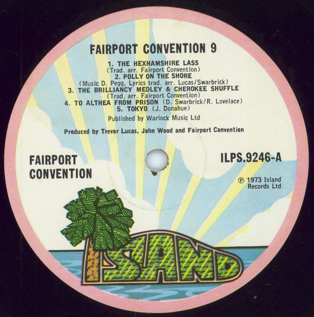 Fairport Convention Nine - 1st UK vinyl LP album (LP record) F-CLPNI795348