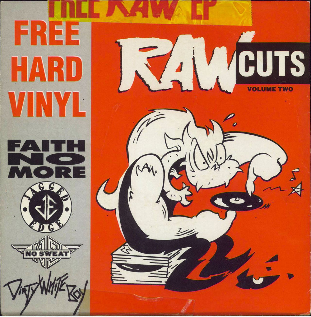 Faith No More Raw Cuts Volume Two UK Promo 7" vinyl single (7 inch record / 45) RAW