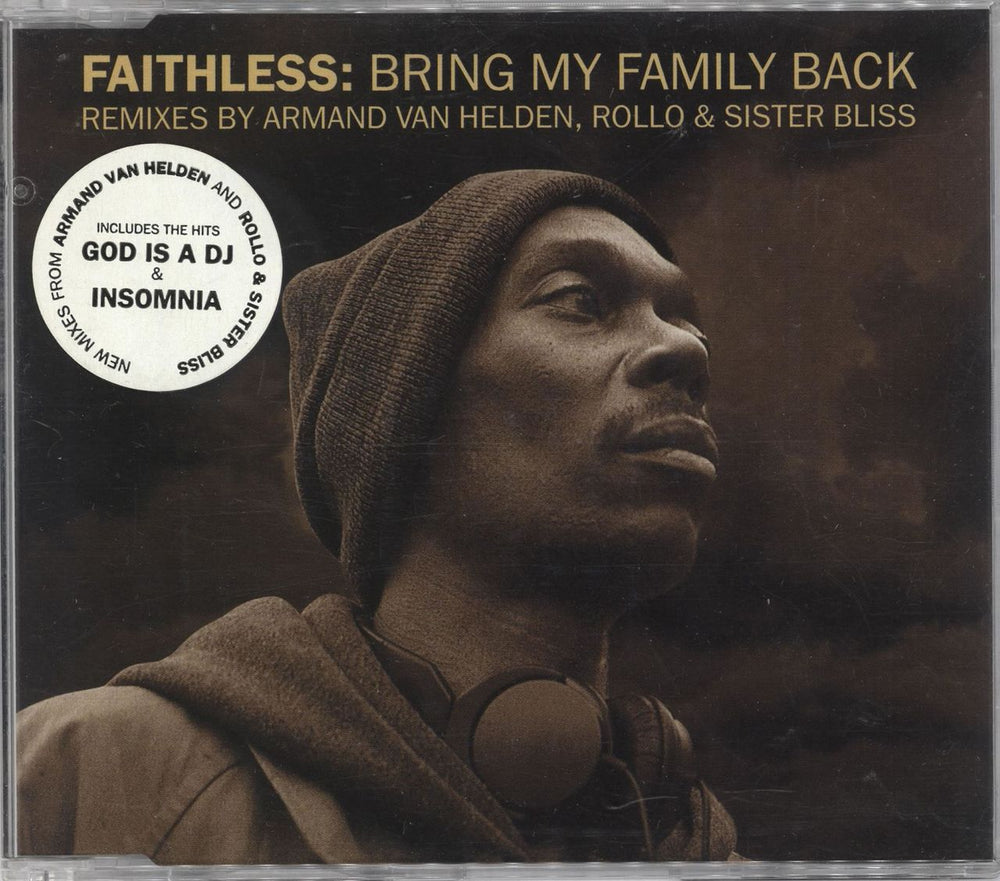 Faithless Bring My Family Back - CD2 - 2nd Edition UK CD single (CD5 / 5") CHEKXCD035