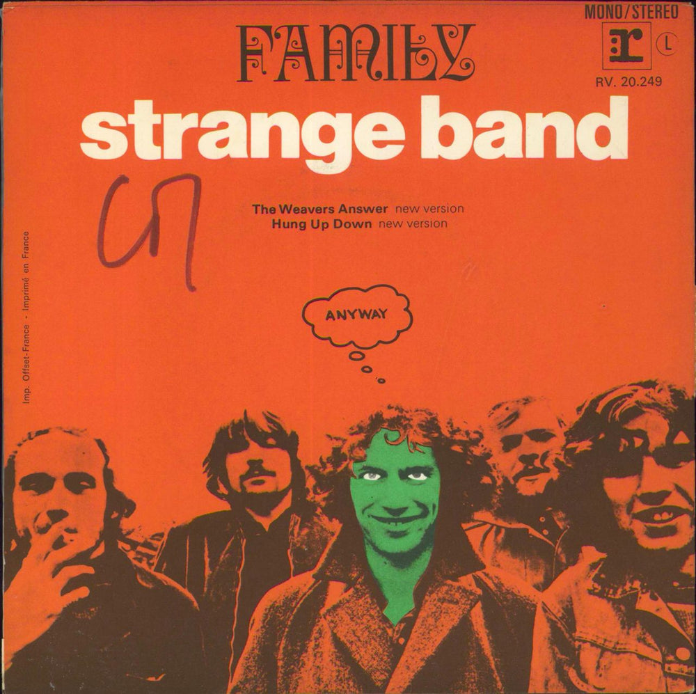 Family Strange Band French 7" vinyl single (7 inch record / 45)