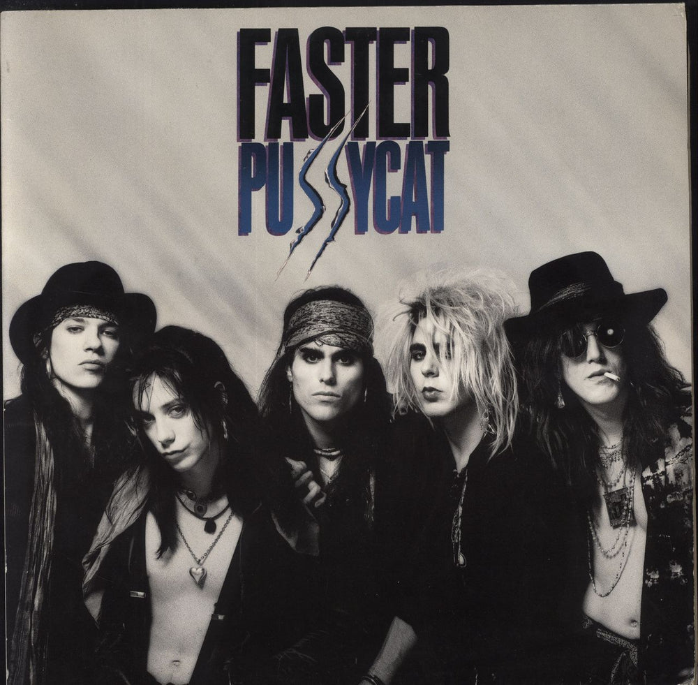 Faster Pussycat Faster Pussycat UK vinyl LP album (LP record) 960730-1