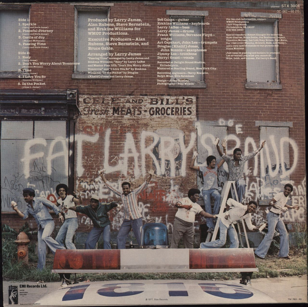 Fat Larry's Band Off The Wall UK vinyl LP album (LP record)