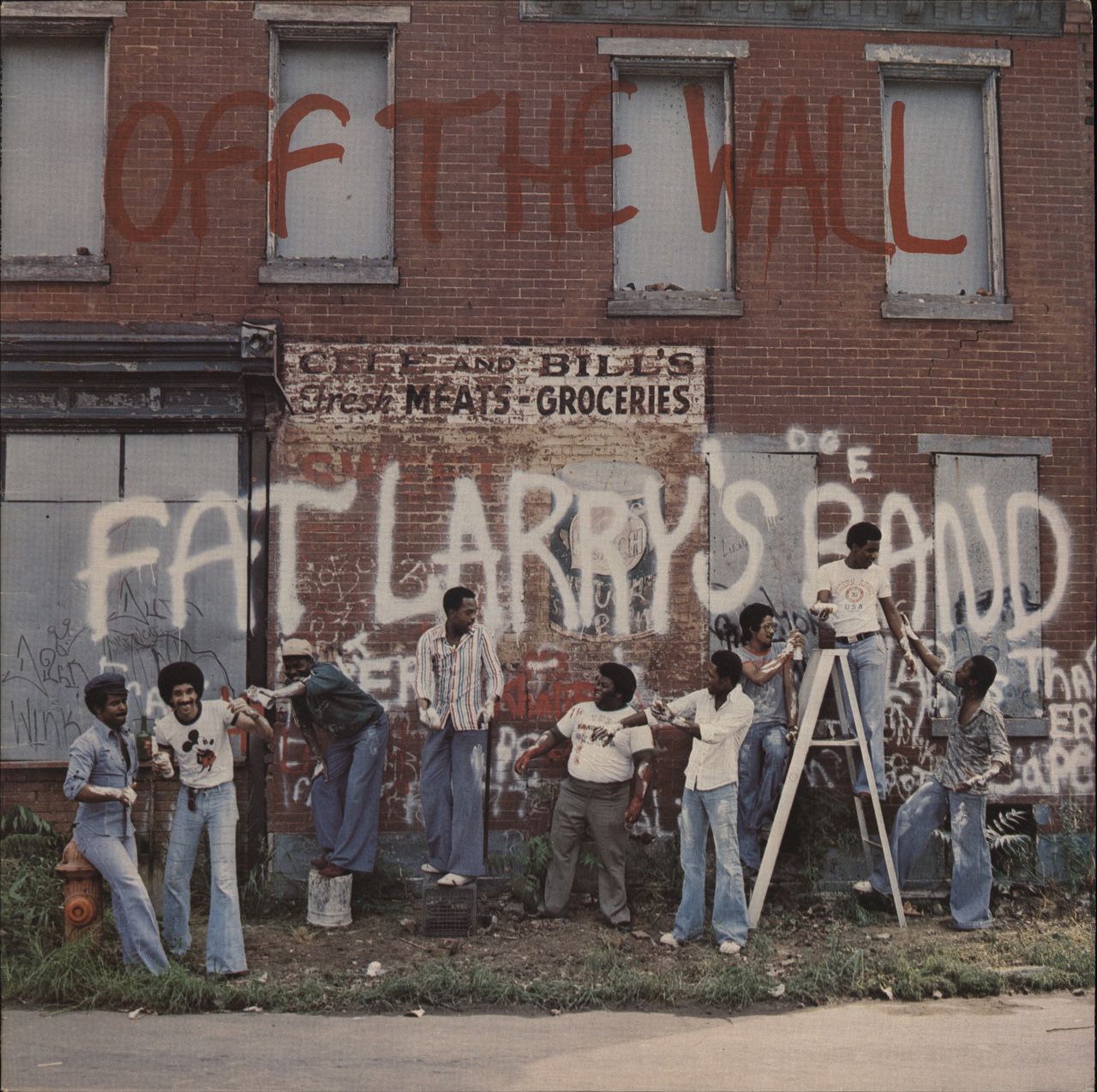 Fat Larry's Band Off The Wall UK vinyl LP album (LP record) STX3004