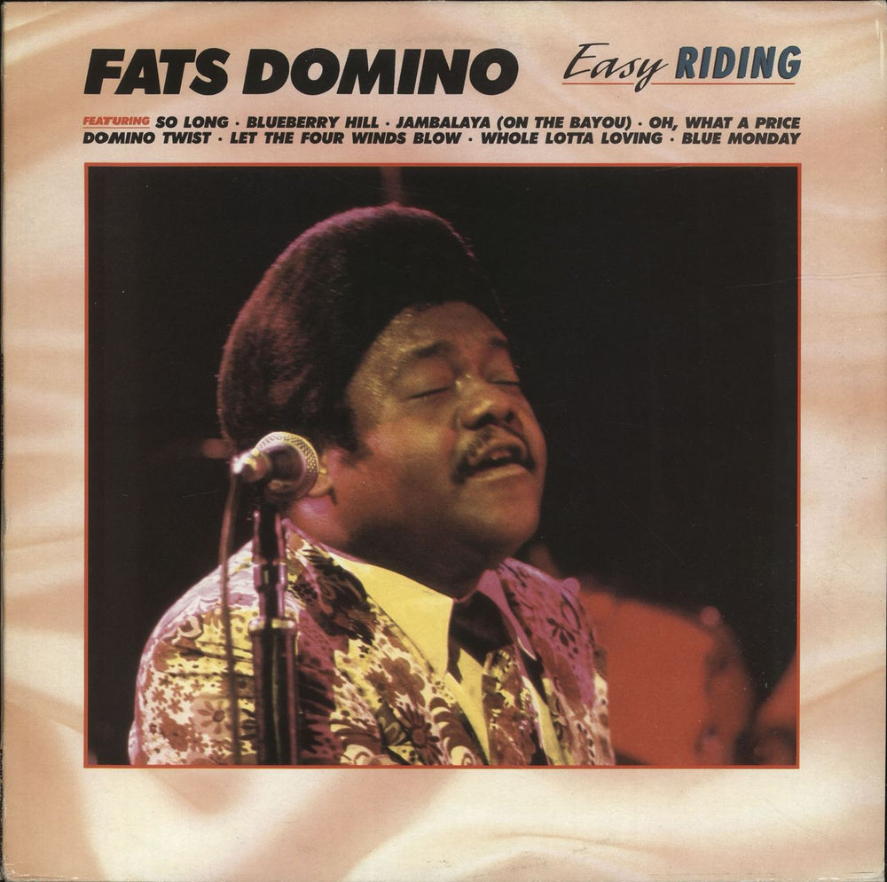 Fats Domino Easy Riding UK vinyl LP album (LP record) KNLP11006