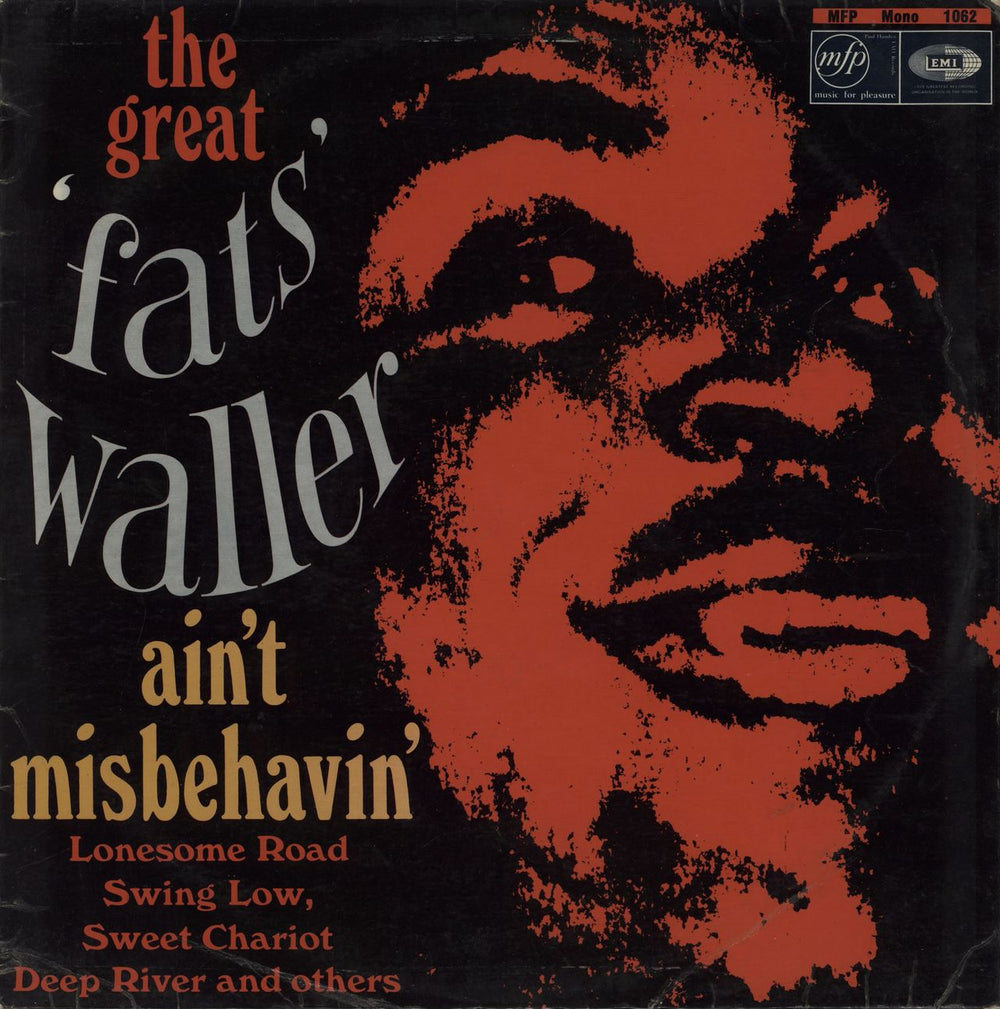 Fats Waller Ain't Misbehavin' wos UK vinyl LP album (LP record) MFP1062