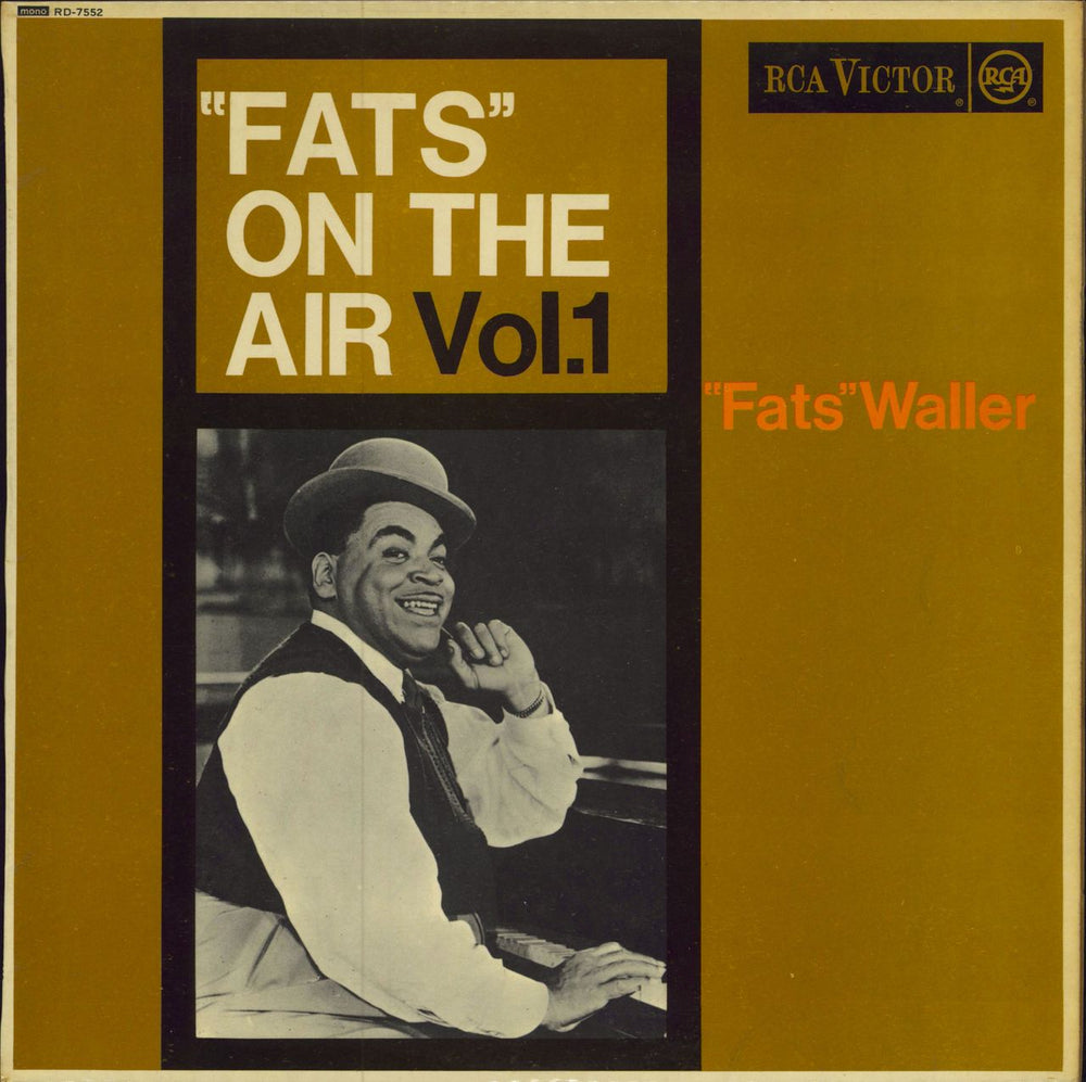 Fats Waller Fats On The Air Vol. 1 UK vinyl LP album (LP record) RD-7552