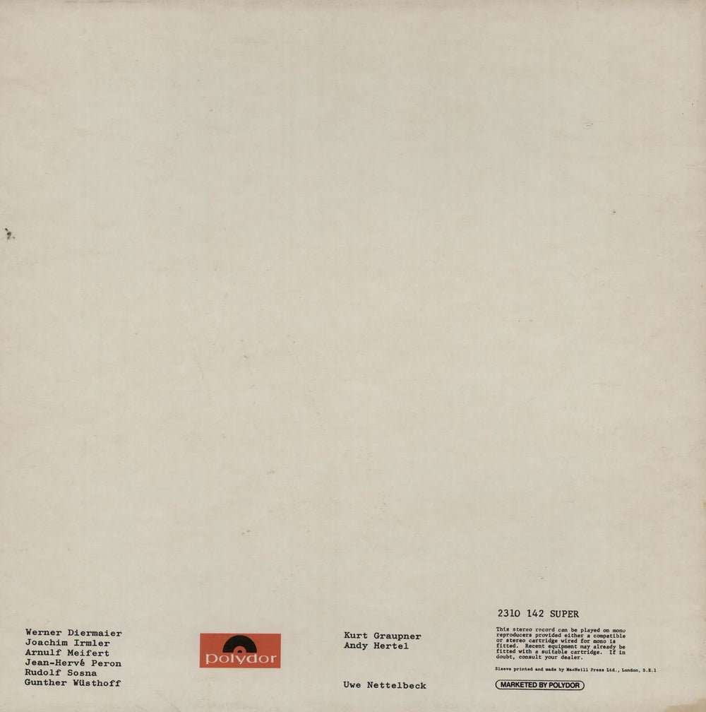 Faust Faust - 1st UK vinyl LP album (LP record)