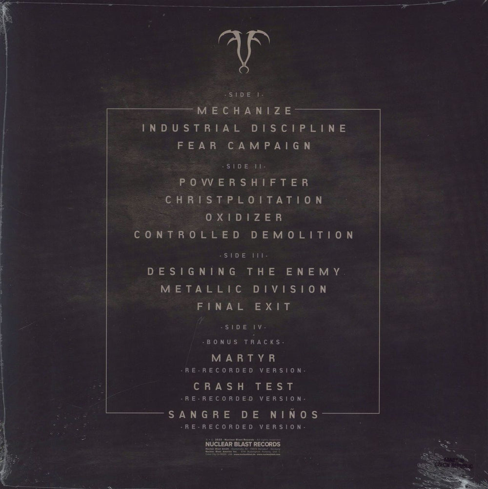 Fear Factory Mechanize - Smoke Vinyl - Sealed UK 2-LP vinyl record set (Double LP Album) 727361594787