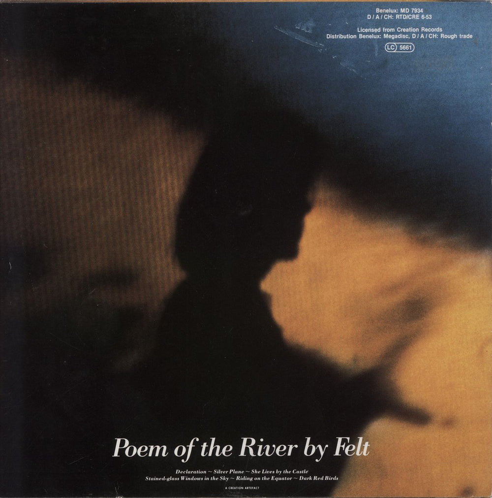 Felt Poem Of The River - Stickered German vinyl LP album (LP record)