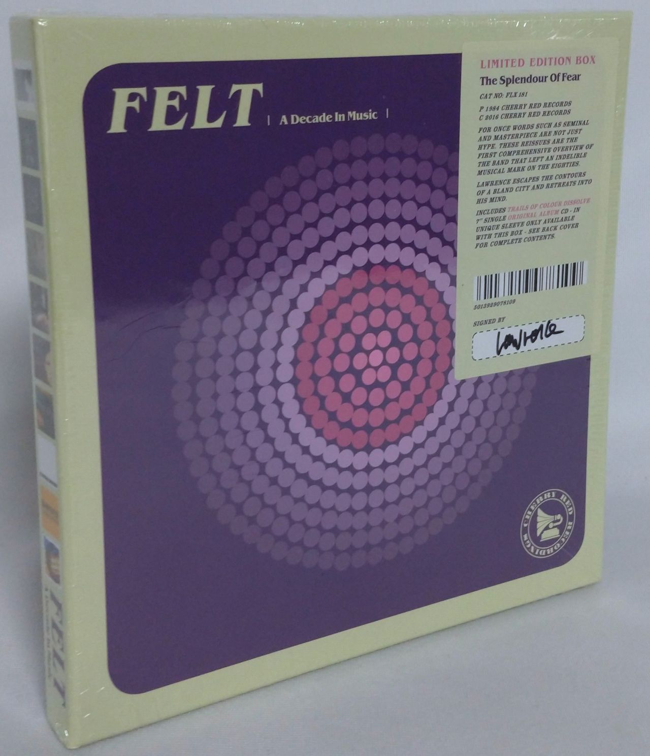 Felt The Splendour Of Fear - autographed - sealed UK box set FLX181
