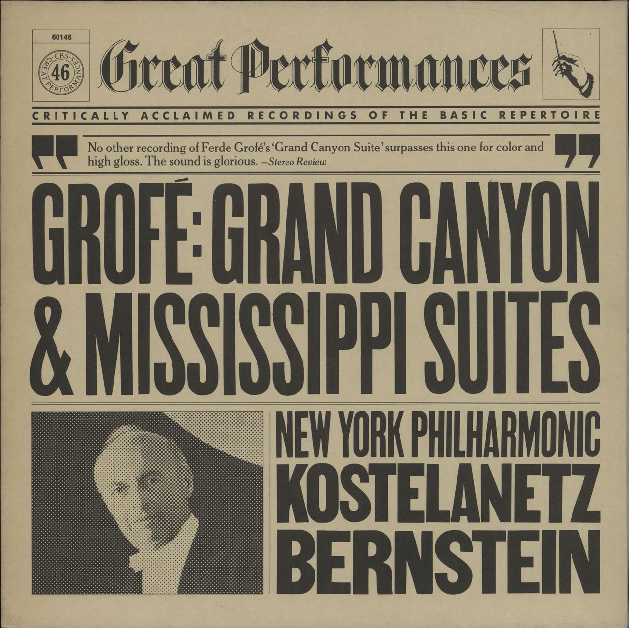 Ferde Grofé Grand Canyon & Mississippi Suites Dutch vinyl LP album (LP record) 60146