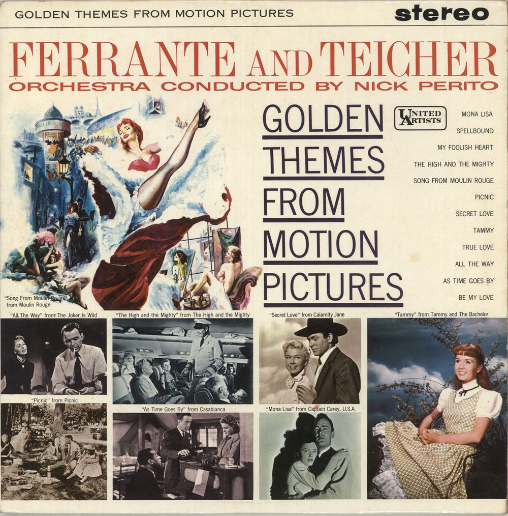 Ferrante And Teicher Golden Themes From Motion Pictures UK vinyl LP album (LP record) SULP1010