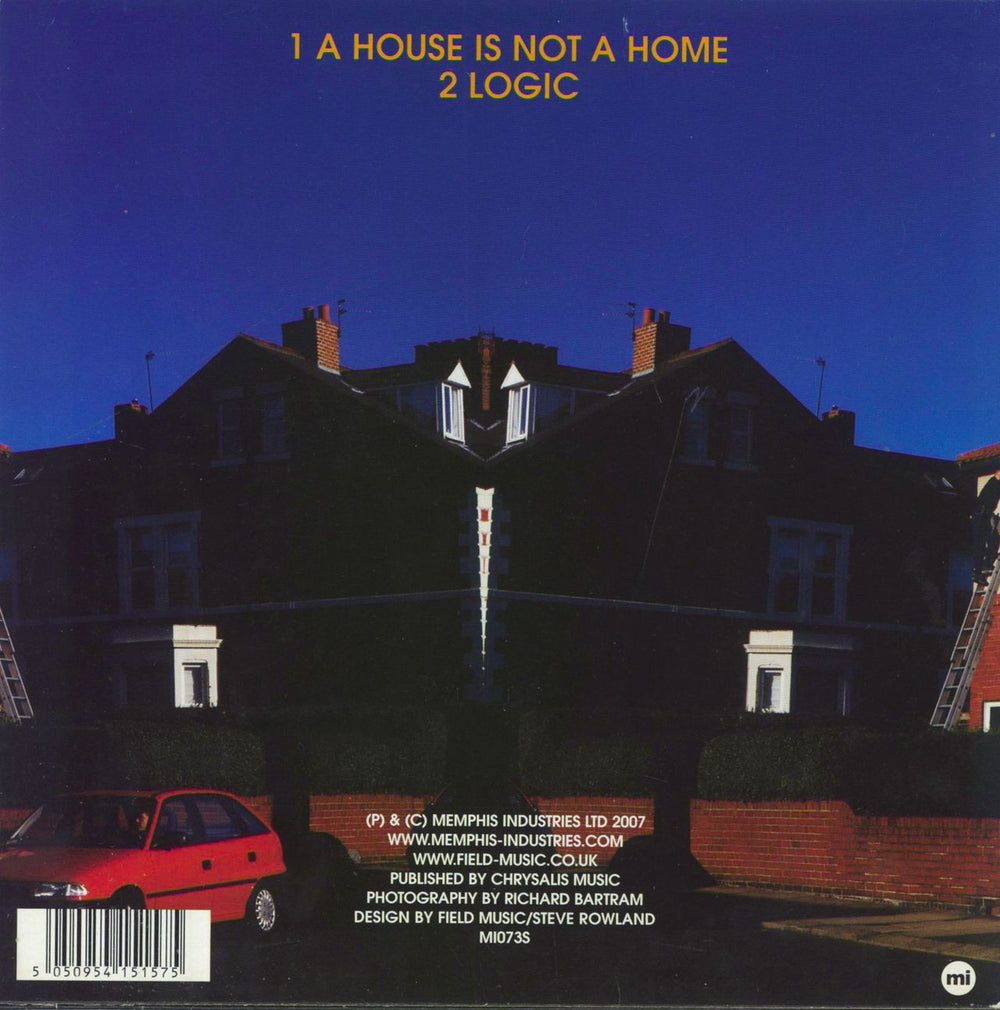 Field Music A House Is Not A Home UK 7" vinyl single (7 inch record / 45) 5050954151575