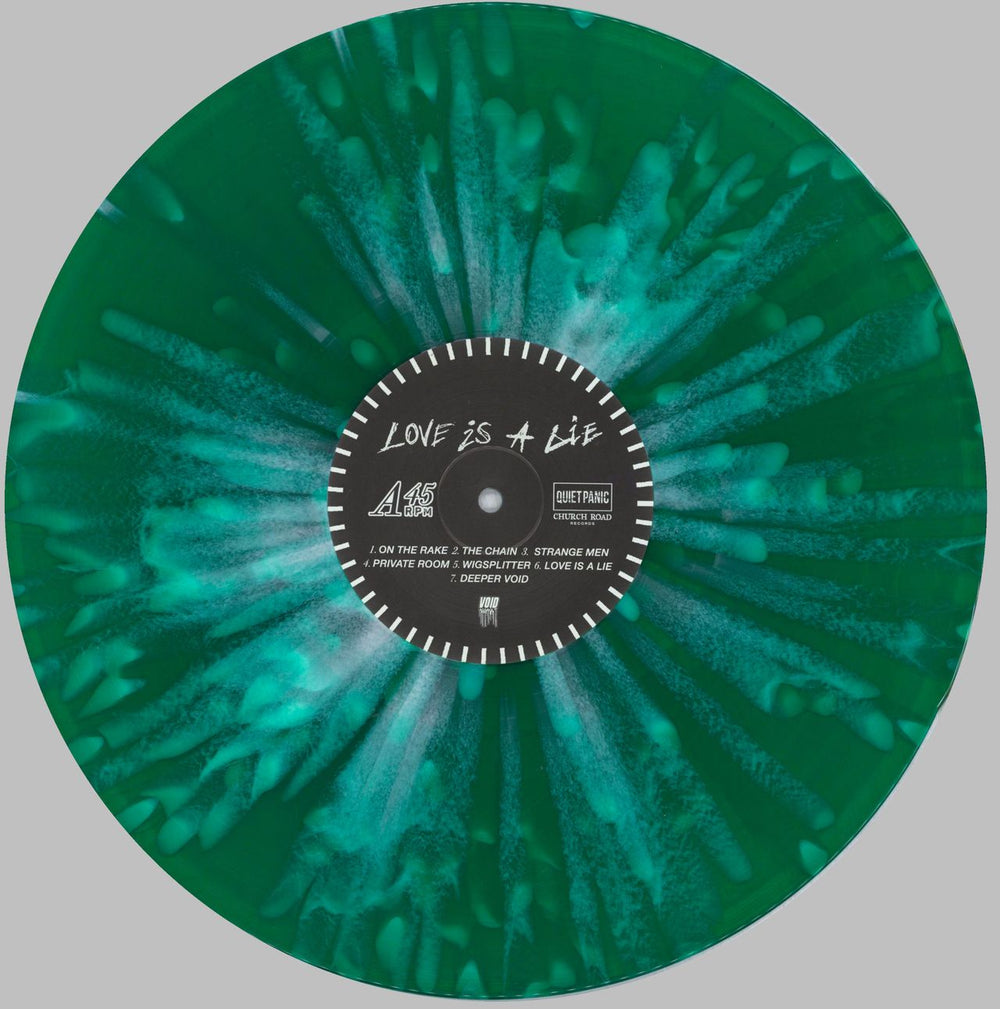 Filth Is Eternal Love Is A Lie, Filth Is Eternal - Lime w/ White Splatter UK vinyl LP album (LP record) 6NMLPLO822012