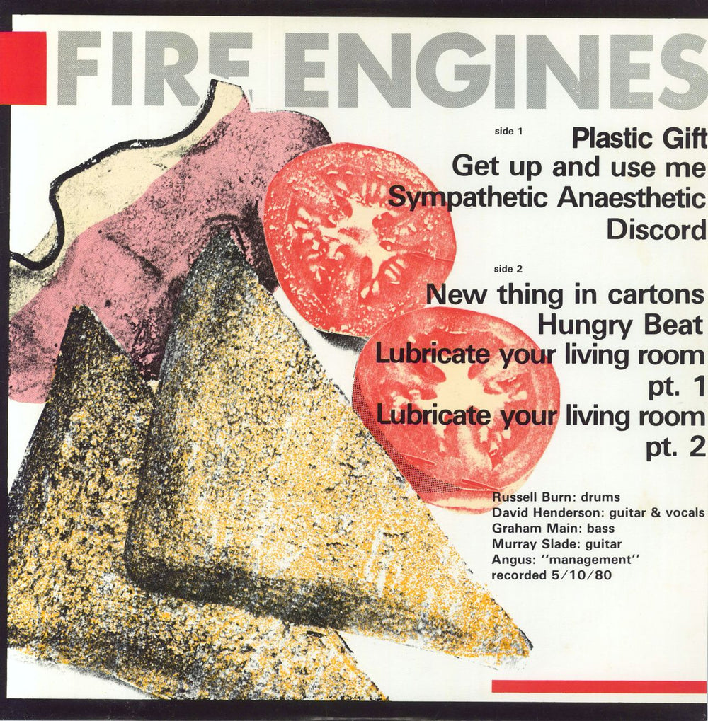 Fire Engines Lubricate Your Living Room UK vinyl LP album (LP record) ACC001