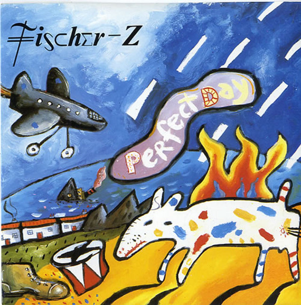 Fischer-Z Perfect Day UK 7" vinyl single (7 inch record / 45) 109396